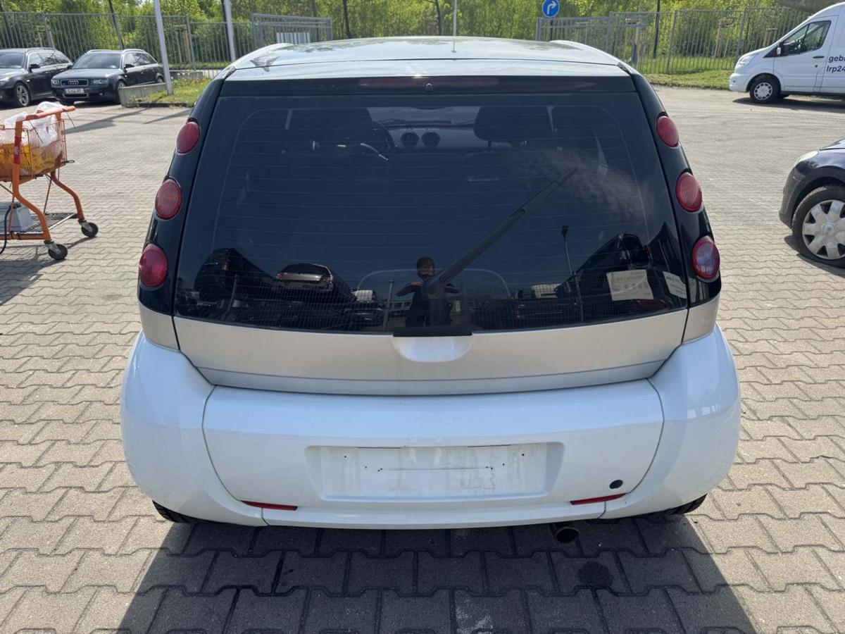 Smart ForFour 454 original Sto&szlig;stange Stossf&auml;nger vorn Mittelteil Ice White Bj.2006